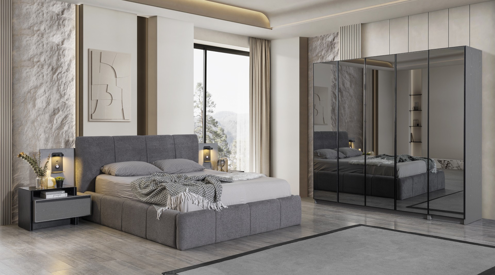 Luna Yatak Odası & Giyinme Dolabı 4