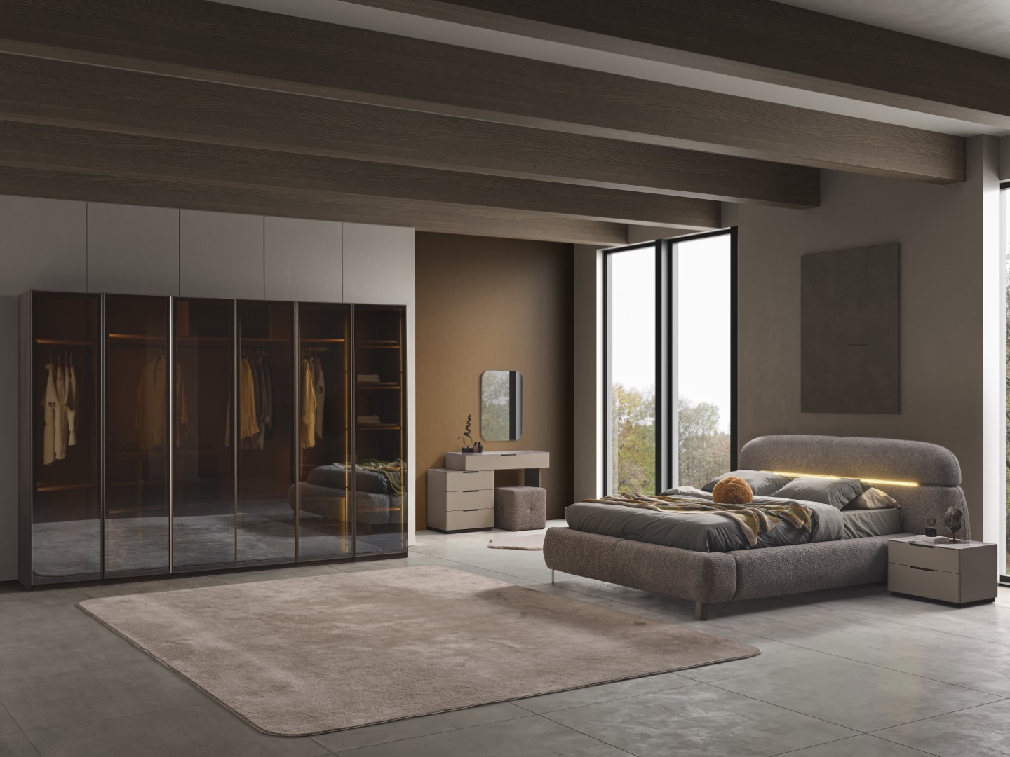 Lotus Yatak Odası & Giyinme Dolabı 3