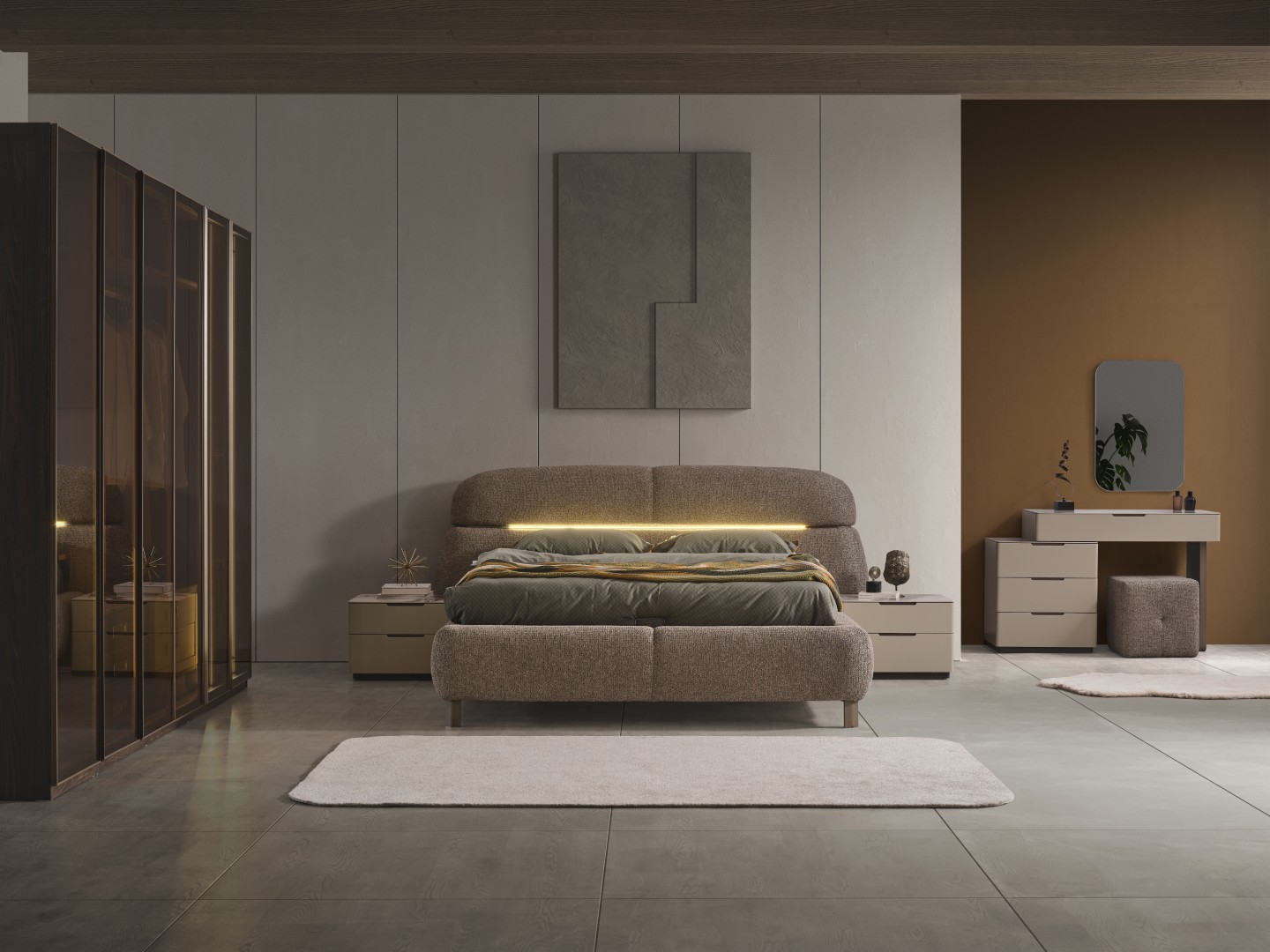 Lotus Yatak Odası & Giyinme Dolabı 4