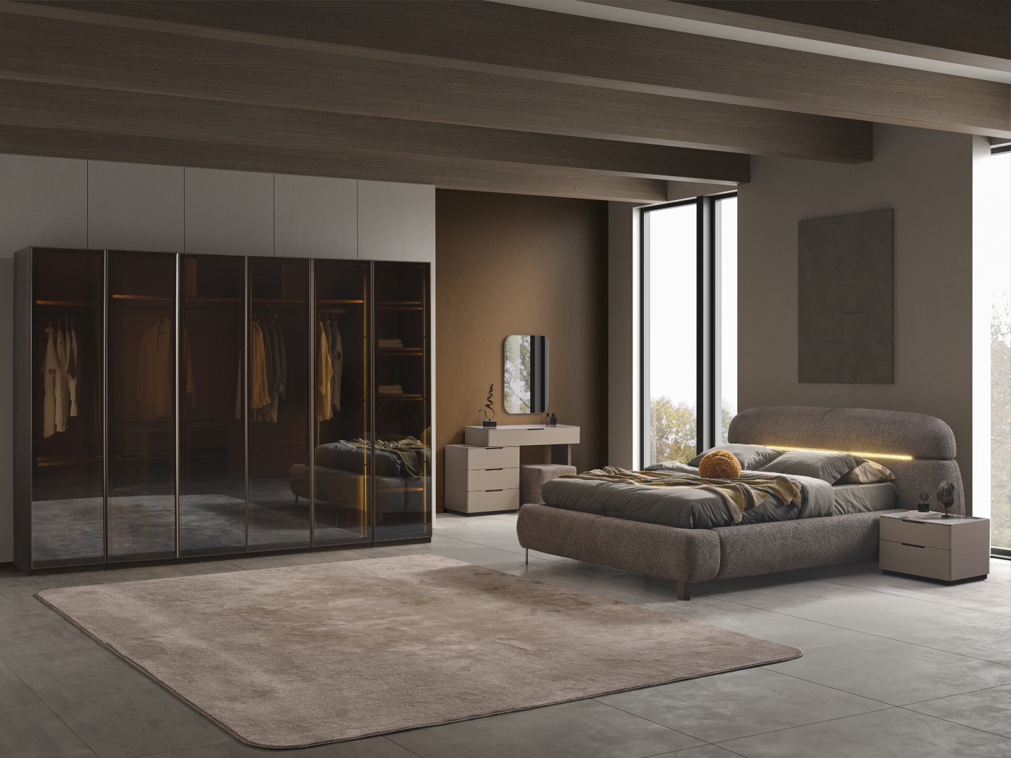 Lotus Yatak Odası & Giyinme Dolabı