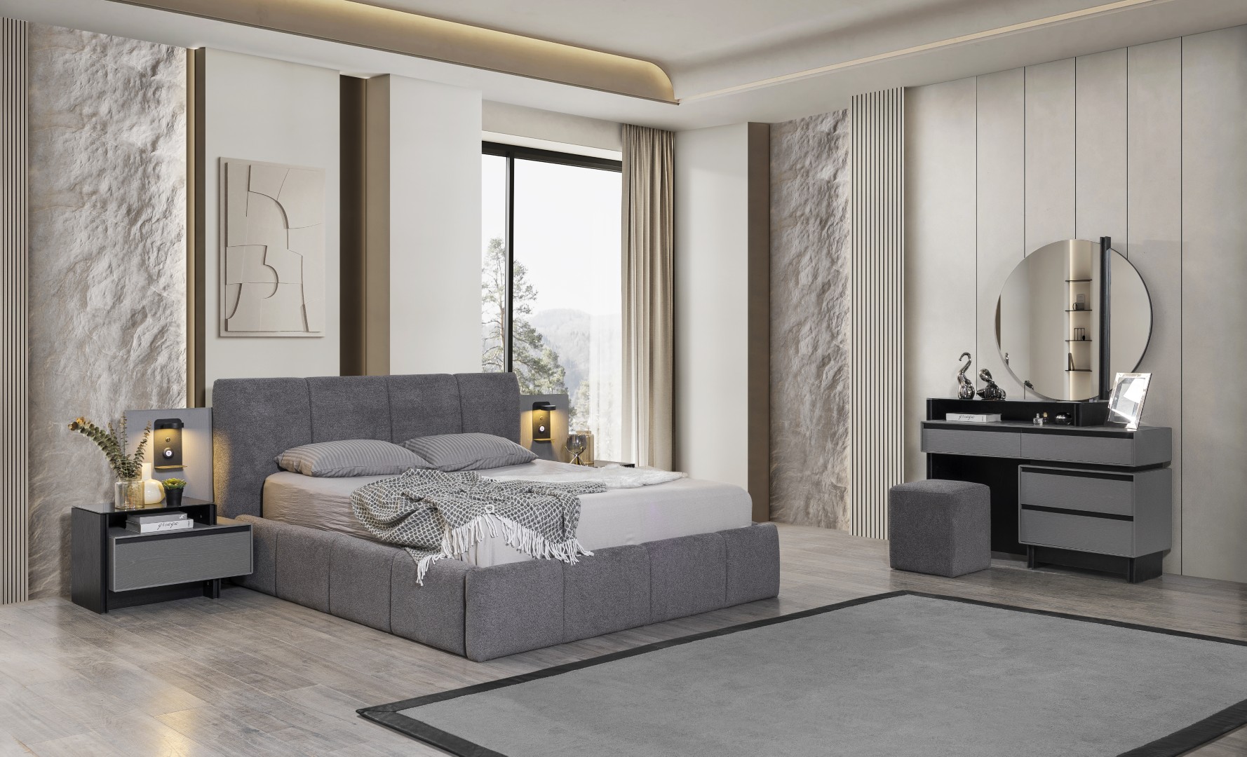 Luna Yatak Odası & Giyinme Dolabı 8
