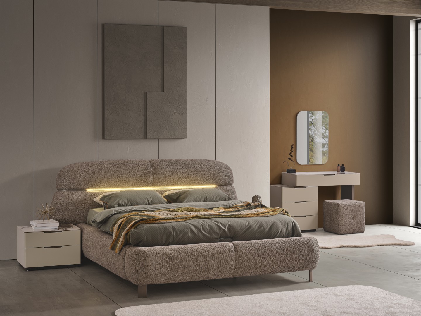 Lotus Yatak Odası & Giyinme Dolabı 5