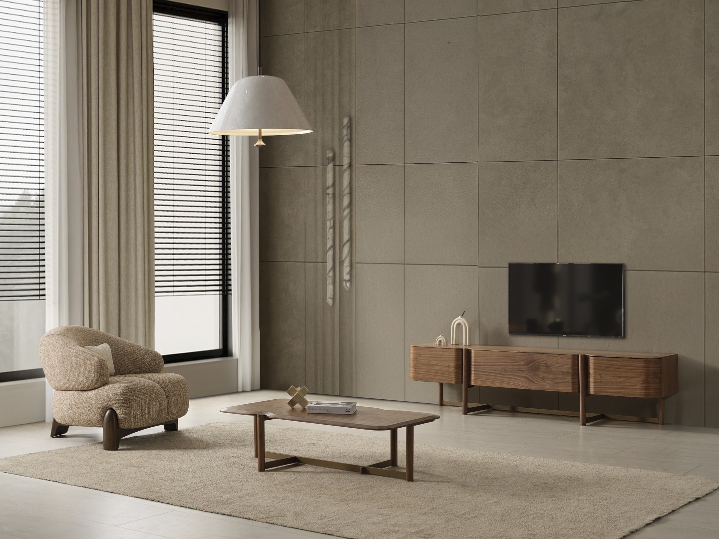 26 Walnut Series Tv Ünitesi