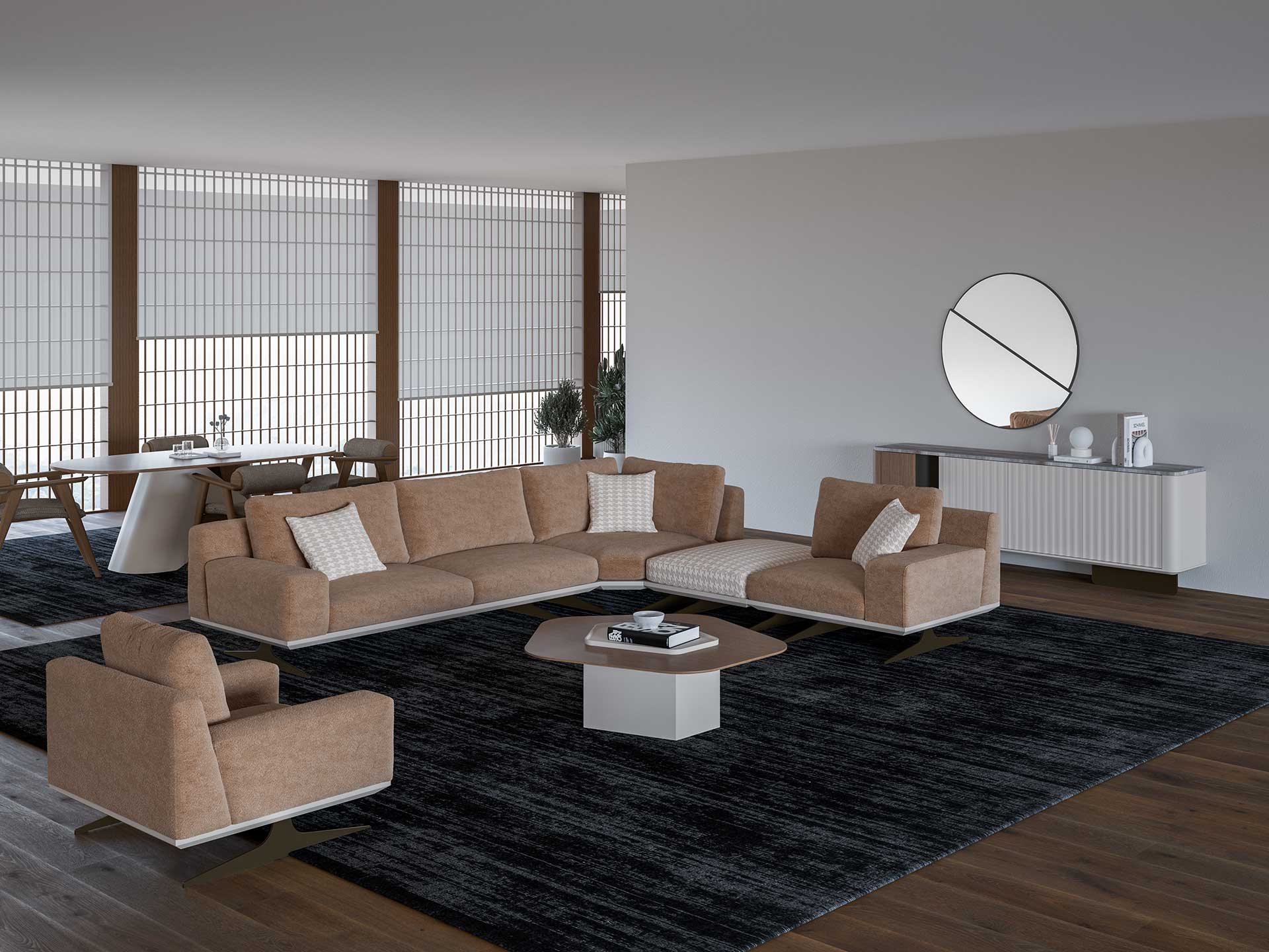 Elegant Köşe Koltuk -2 3