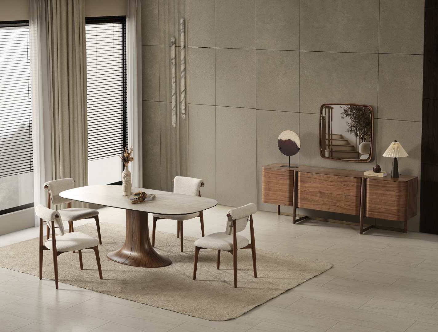 26 Walnut Series Yemek Odası 4