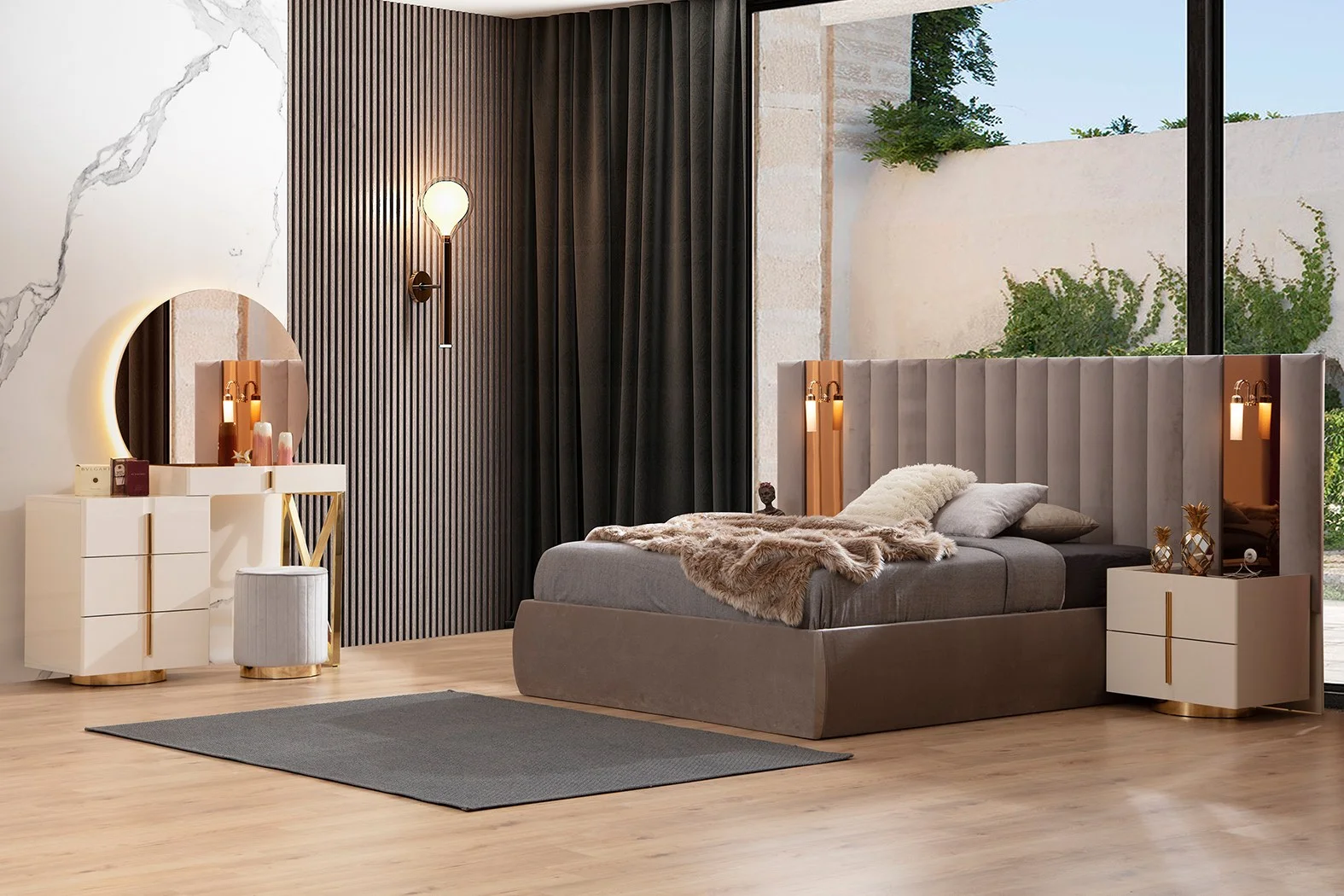 Asos Plus Giyinme Dolabı & Yatak Odası 9