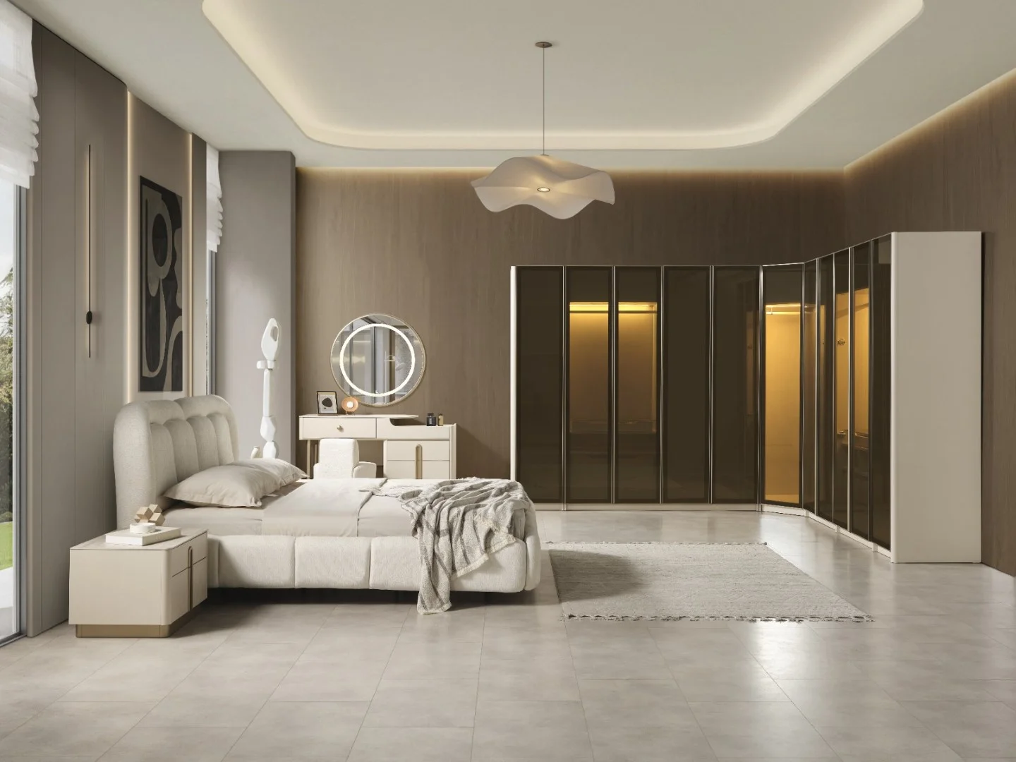 Bodrum Yatak Odası & Giyinme Dolabı 3