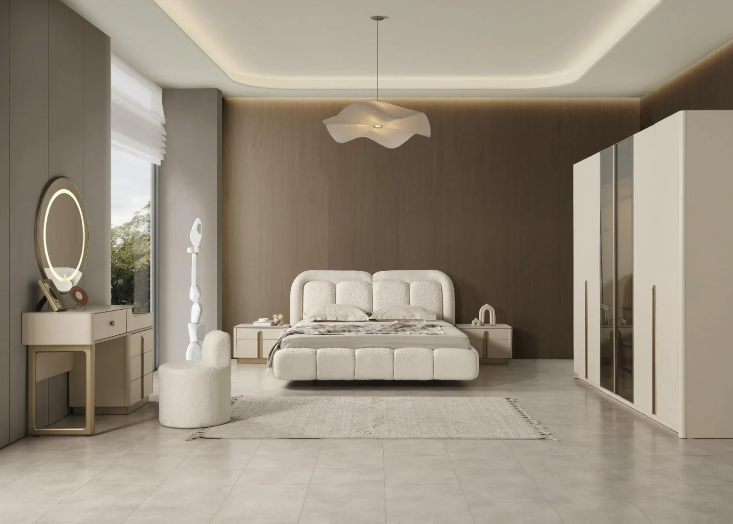 Bodrum Yatak Odası & Giyinme Dolabı 4