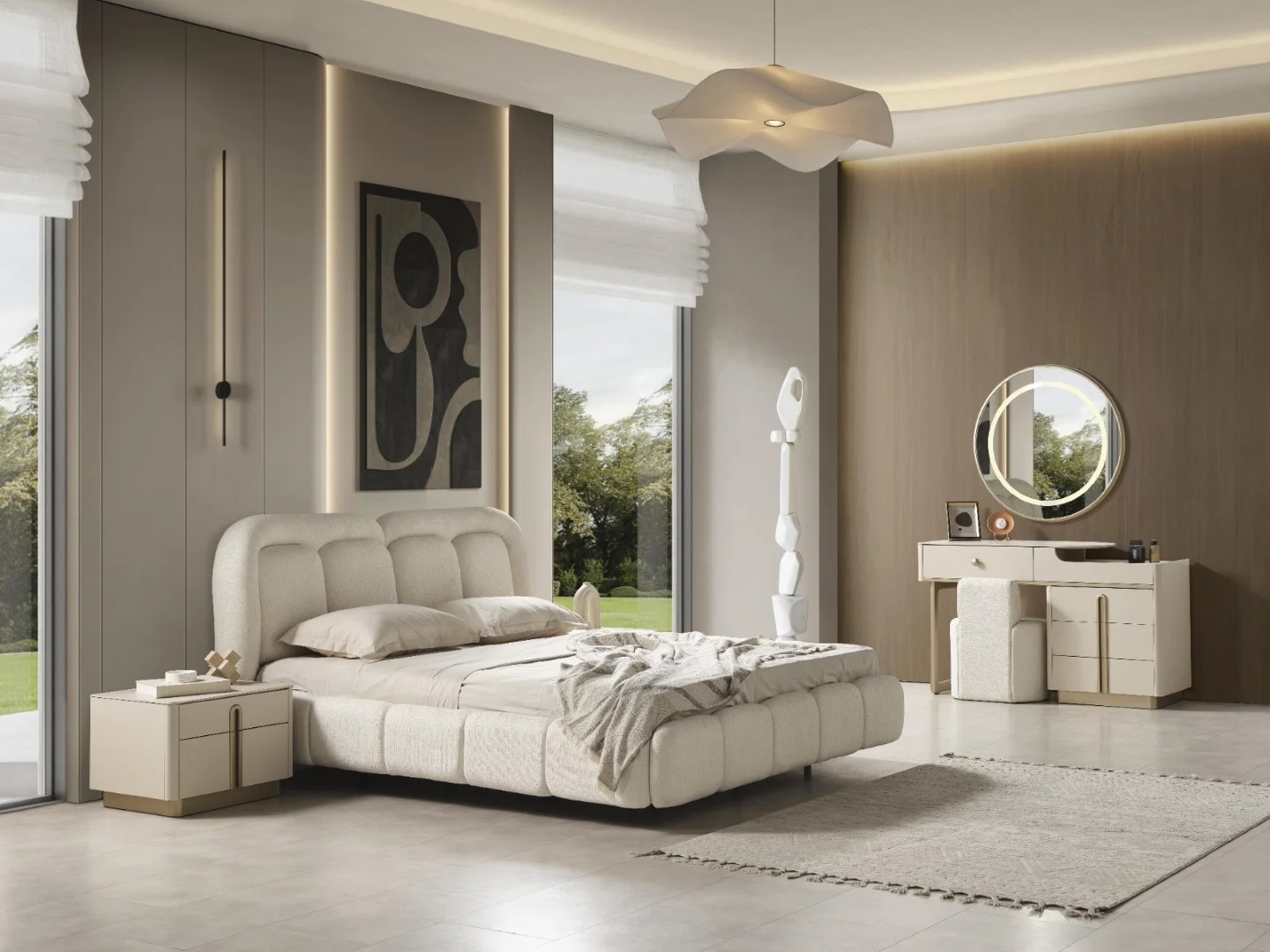 Bodrum Yatak Odası & Giyinme Dolabı 5