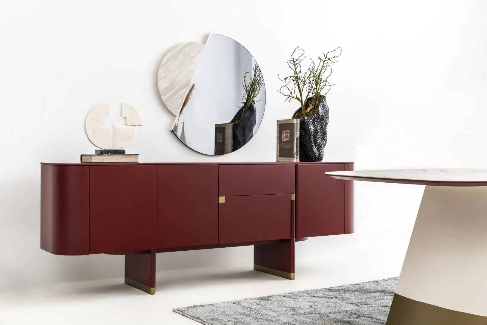 Delta Yemek Odası - Bordo 7