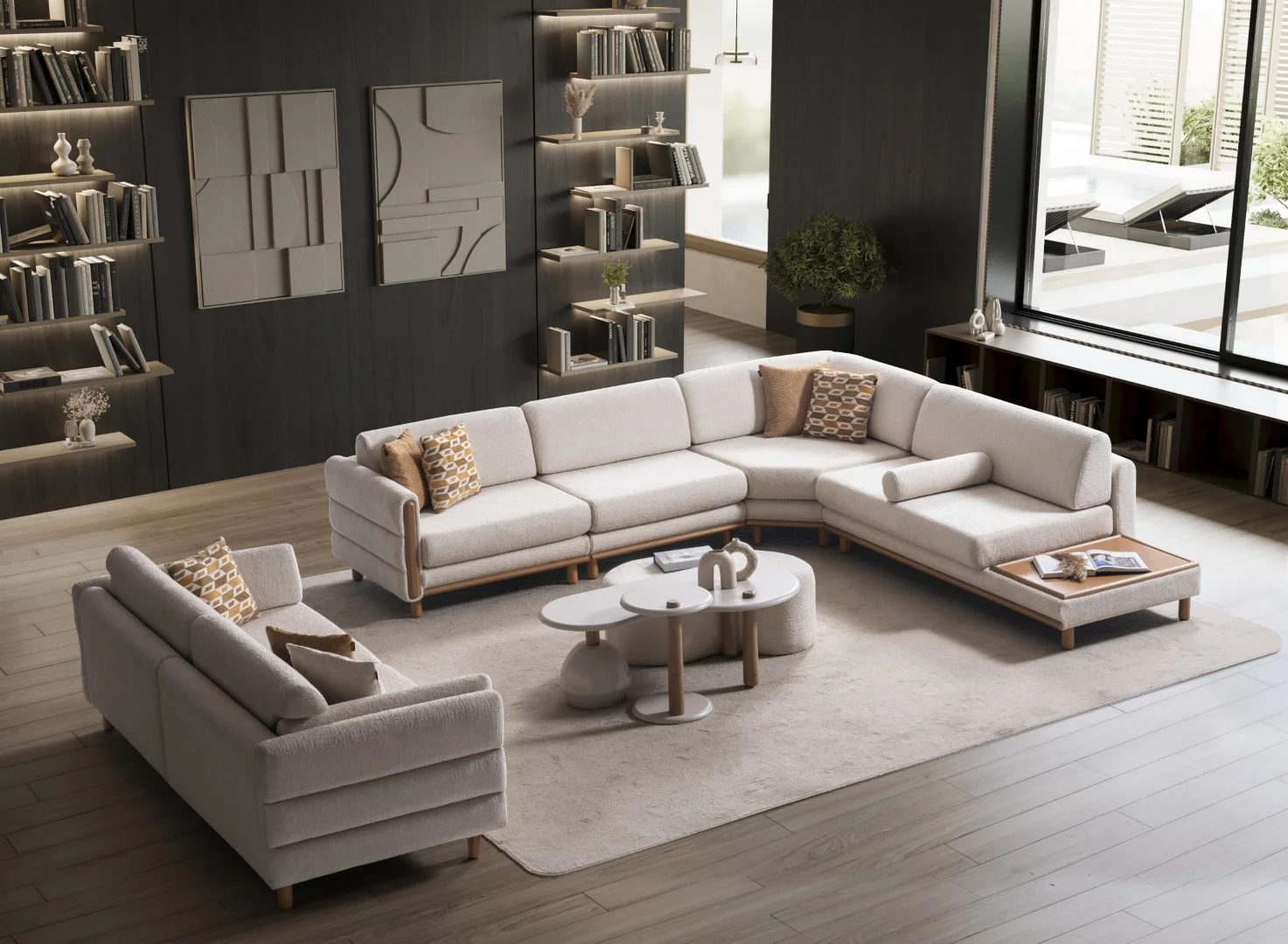 Elegant Köşe Koltuk -1
