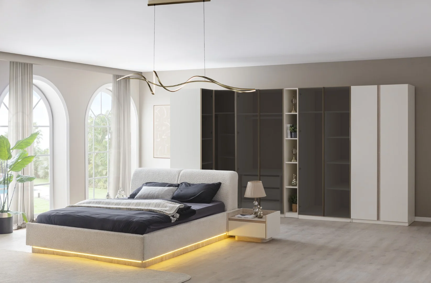 Flora Yatak Odası & Giyinme Dolabı 10