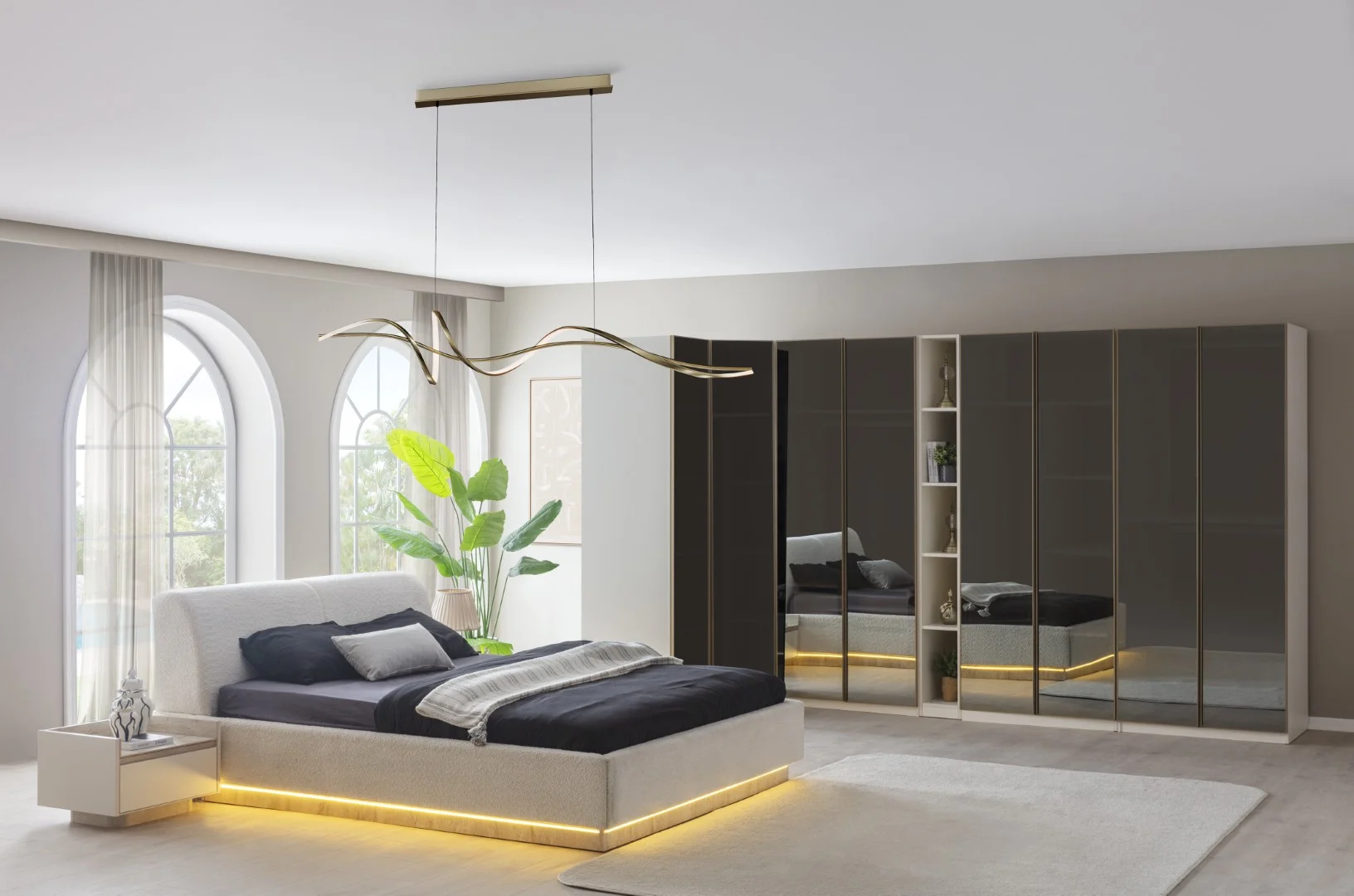 Flora Yatak Odası & Giyinme Dolabı 3