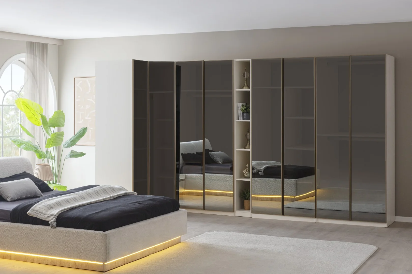Flora Yatak Odası & Giyinme Dolabı 5