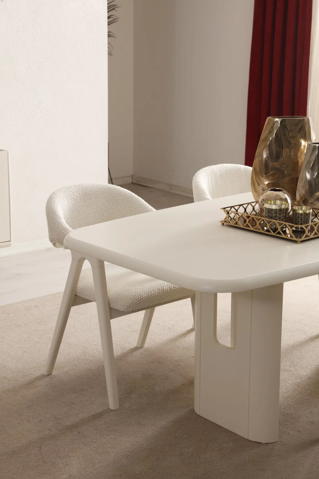 Glamour Yemek Odası - Krem 6