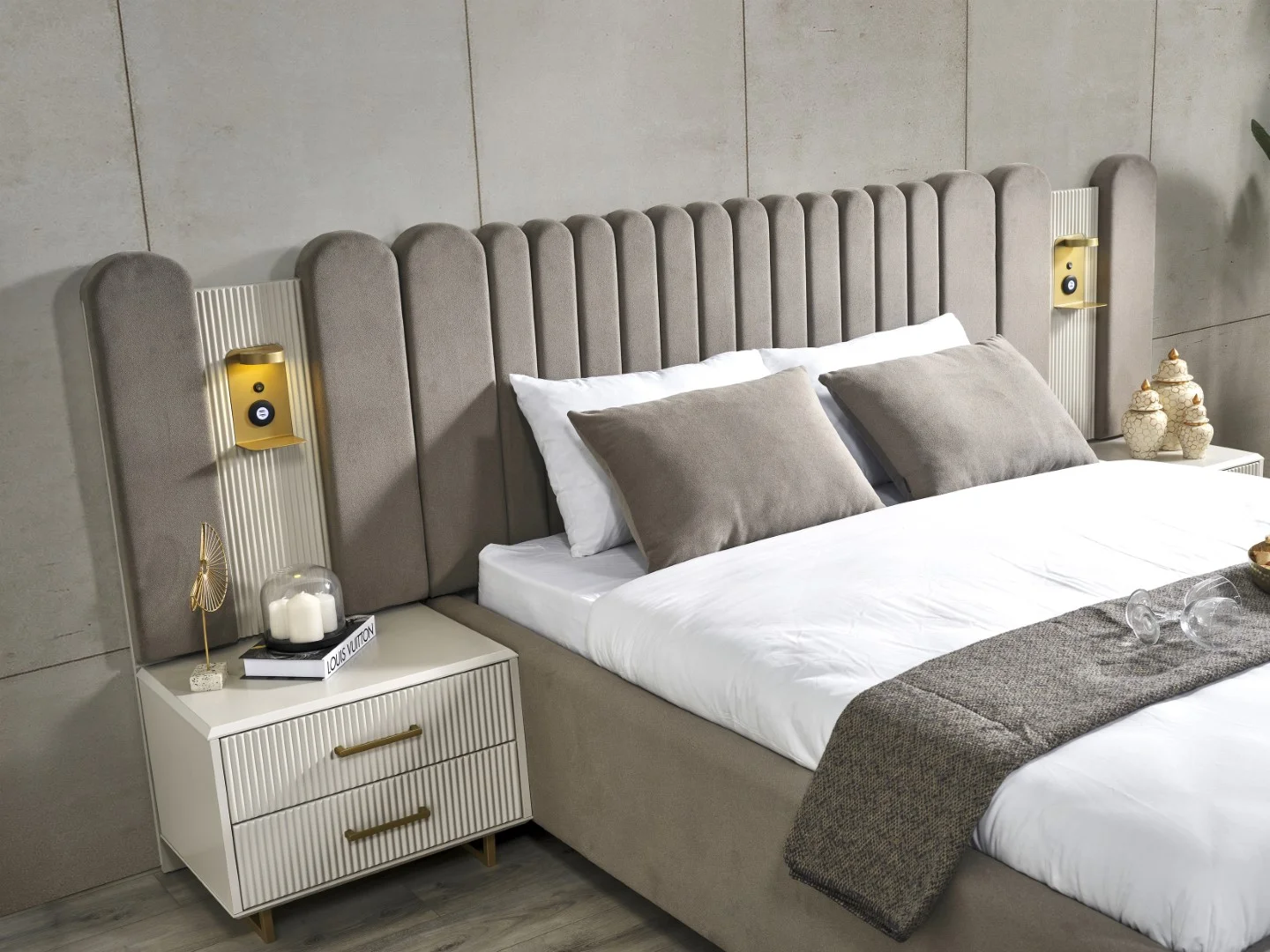 Gold Line Giyinme Dolabı & Yatak Odası 6