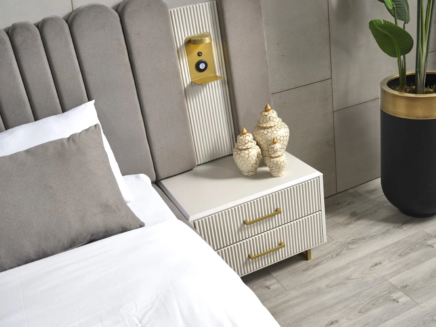 Gold Line Giyinme Dolabı & Yatak Odası 9