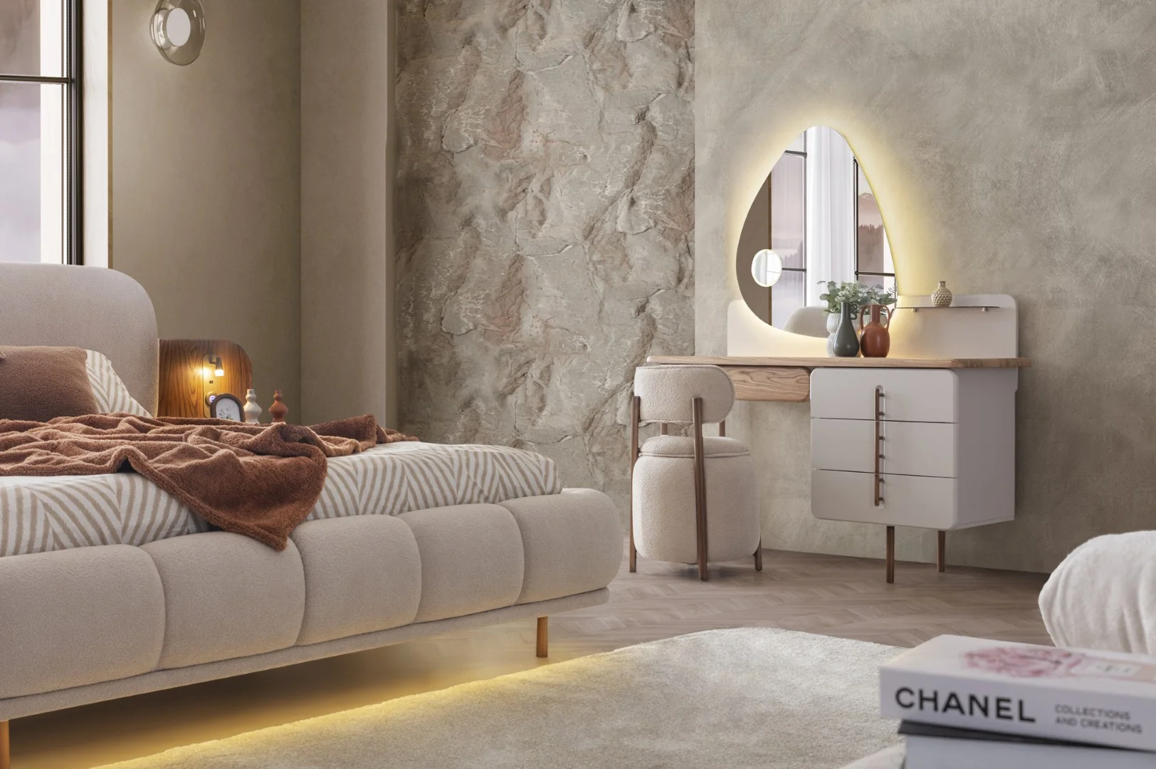 Lotus Yatak Odası & Giyinme Dolabı 9