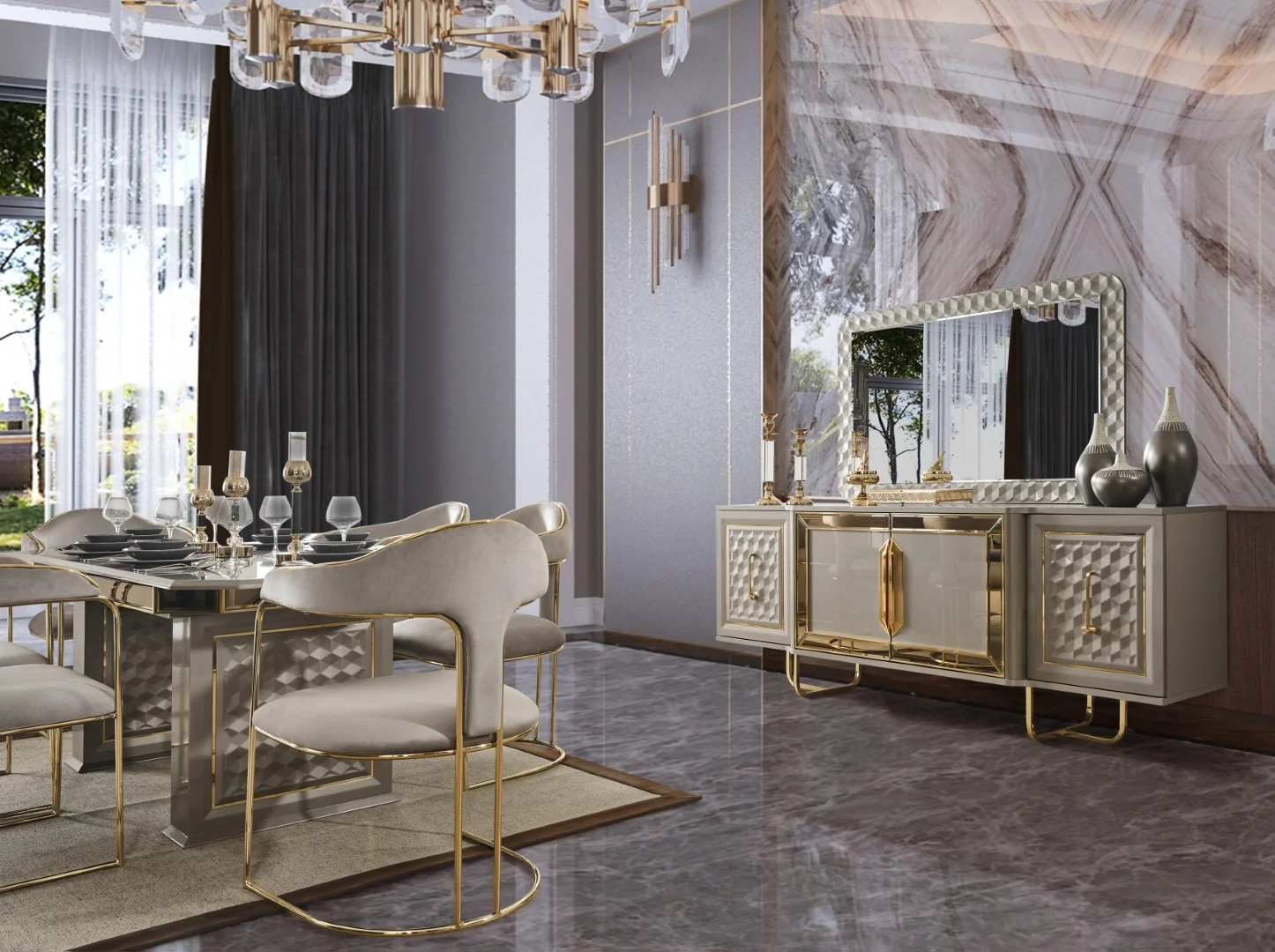Lounge Kum Yemek Odası 4