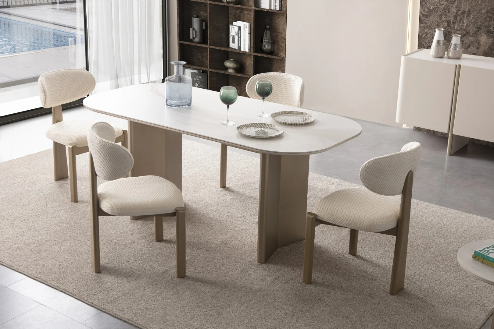 Lusso Seramik Yemek Odası 4