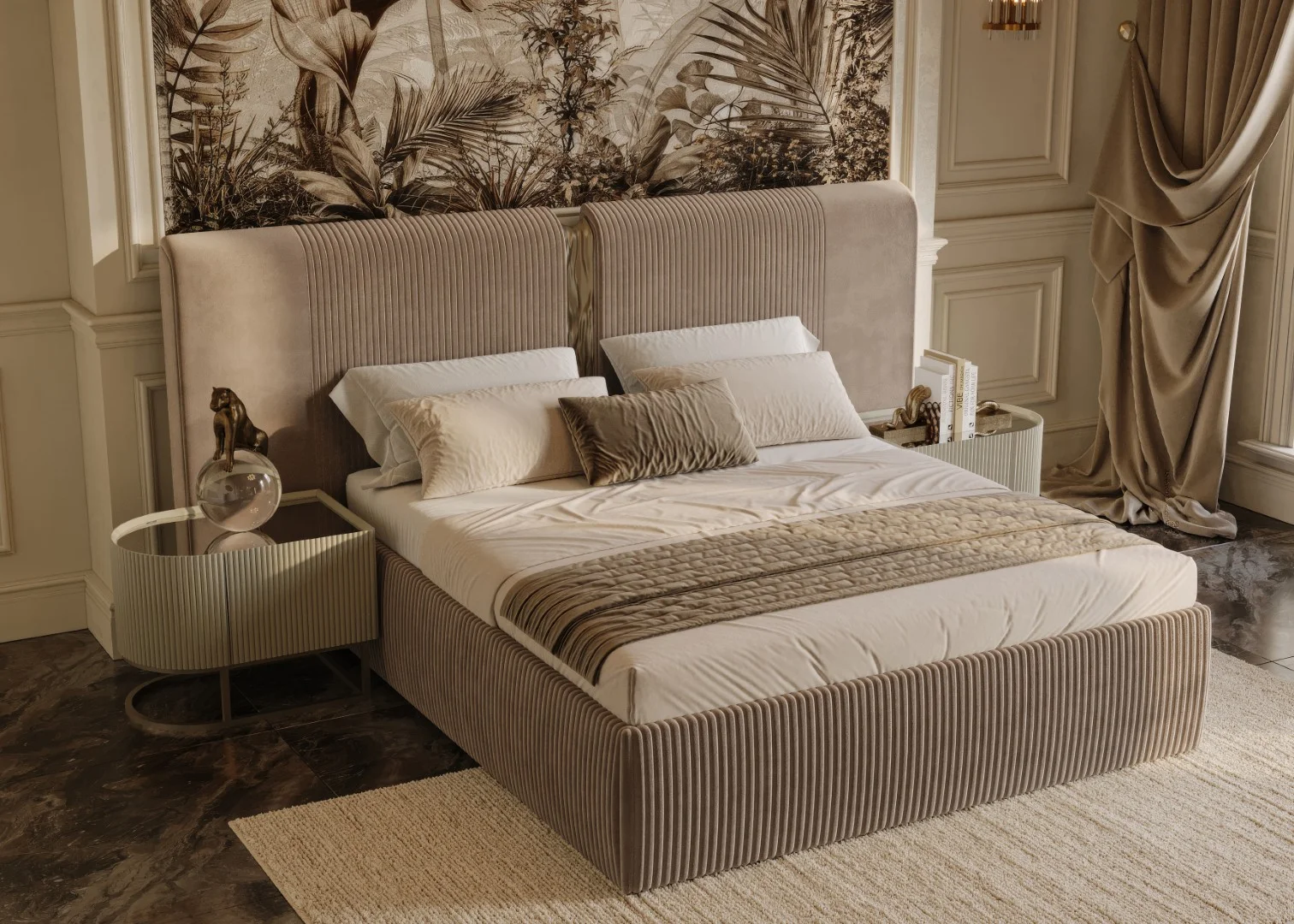 Lyon Luxury Yatak Odası - Capuccino 2