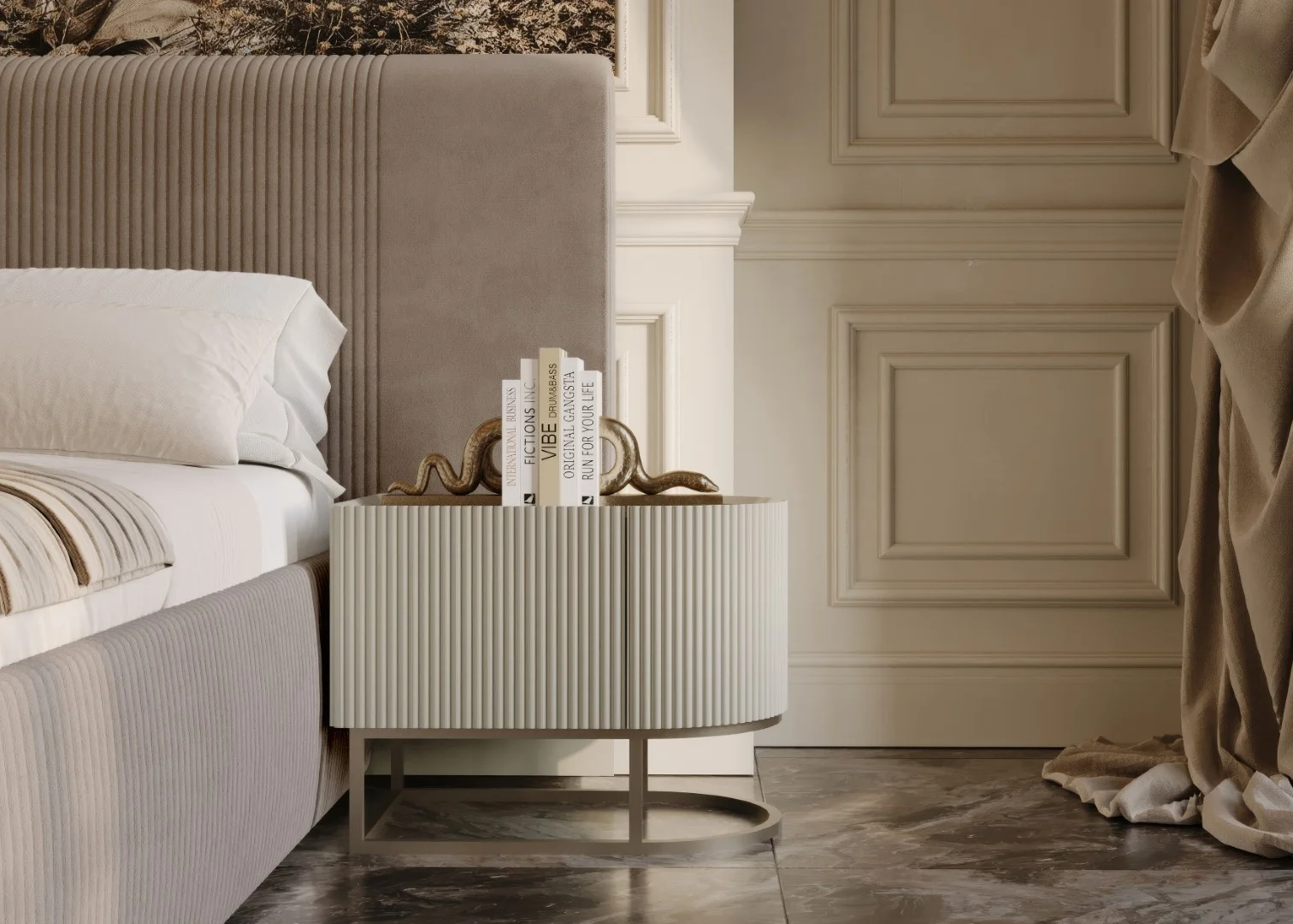 Lyon Luxury Yatak Odası - Capuccino 4