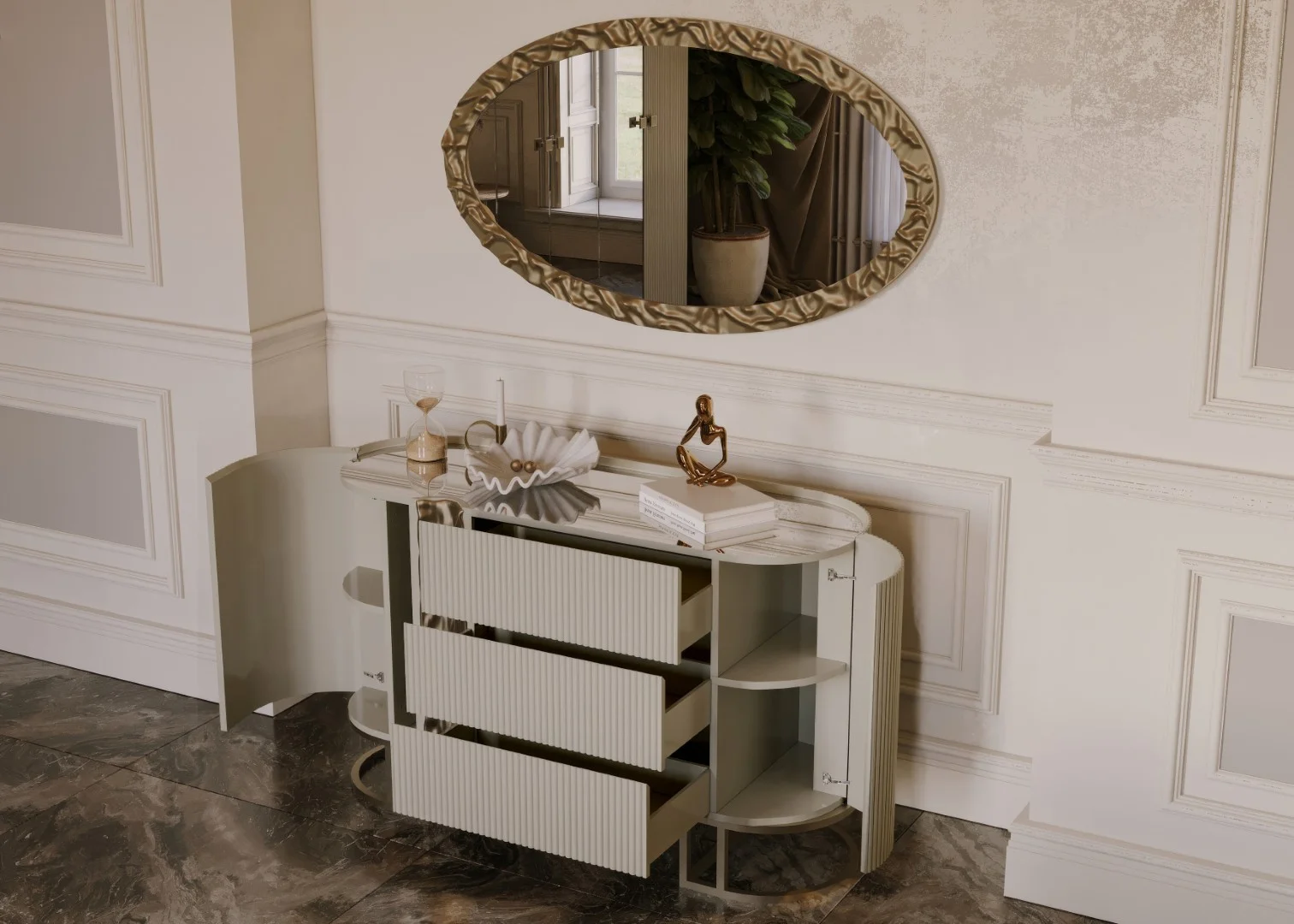 Lyon Luxury Yatak Odası - Capuccino 7