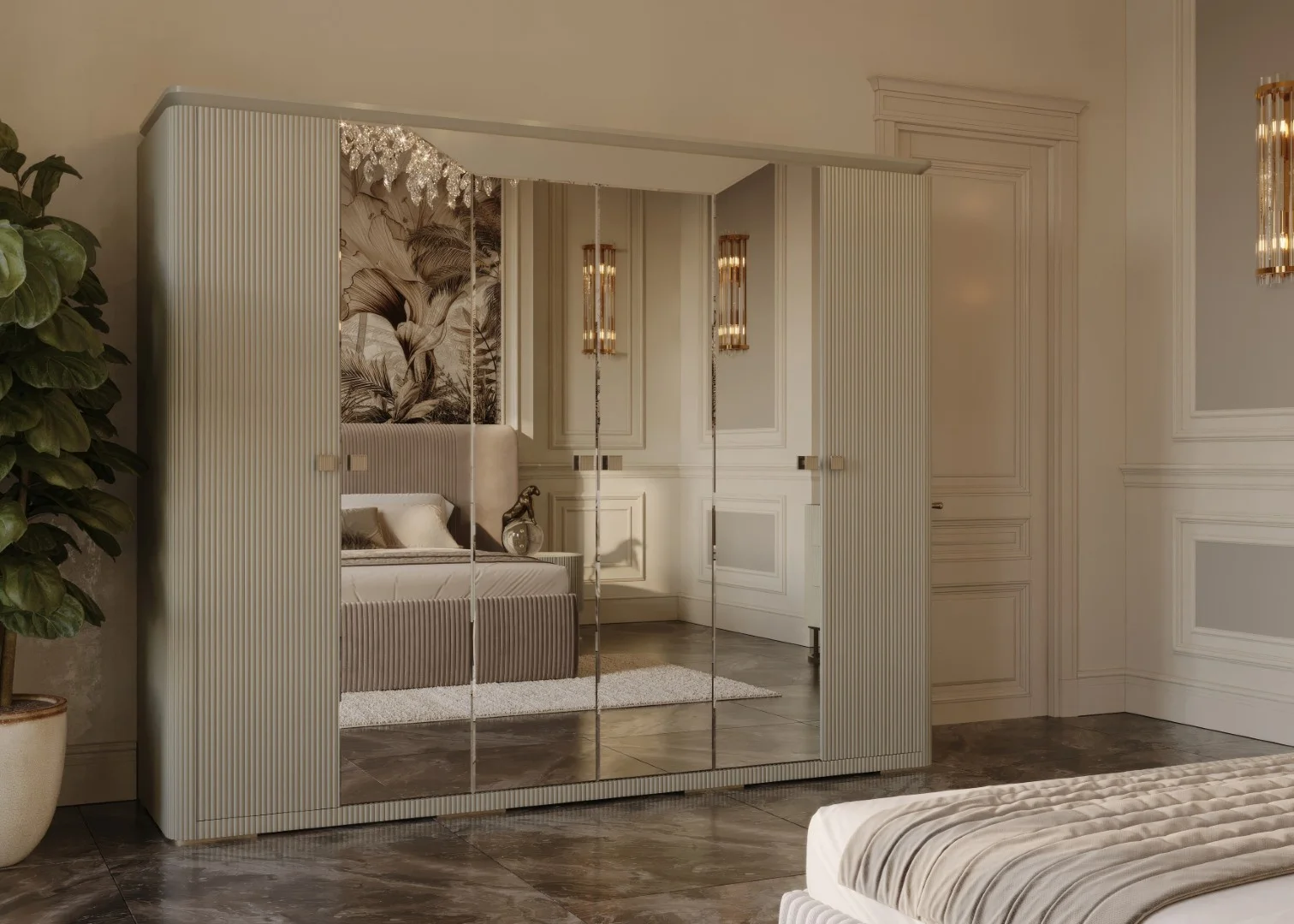 Lyon Luxury Yatak Odası - Capuccino 8