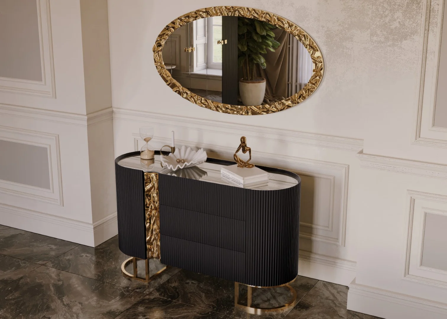 Lyon Luxury Yatak Odası - Siyah 6