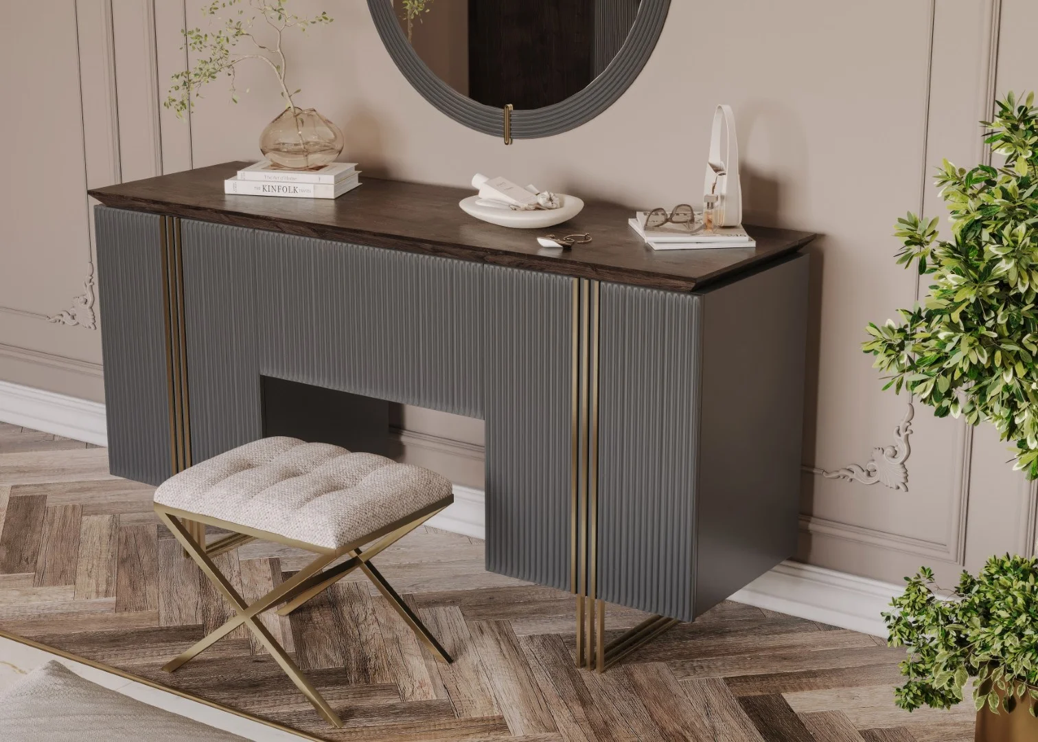 Madrid Luxury Yatak Odası - Gri 7