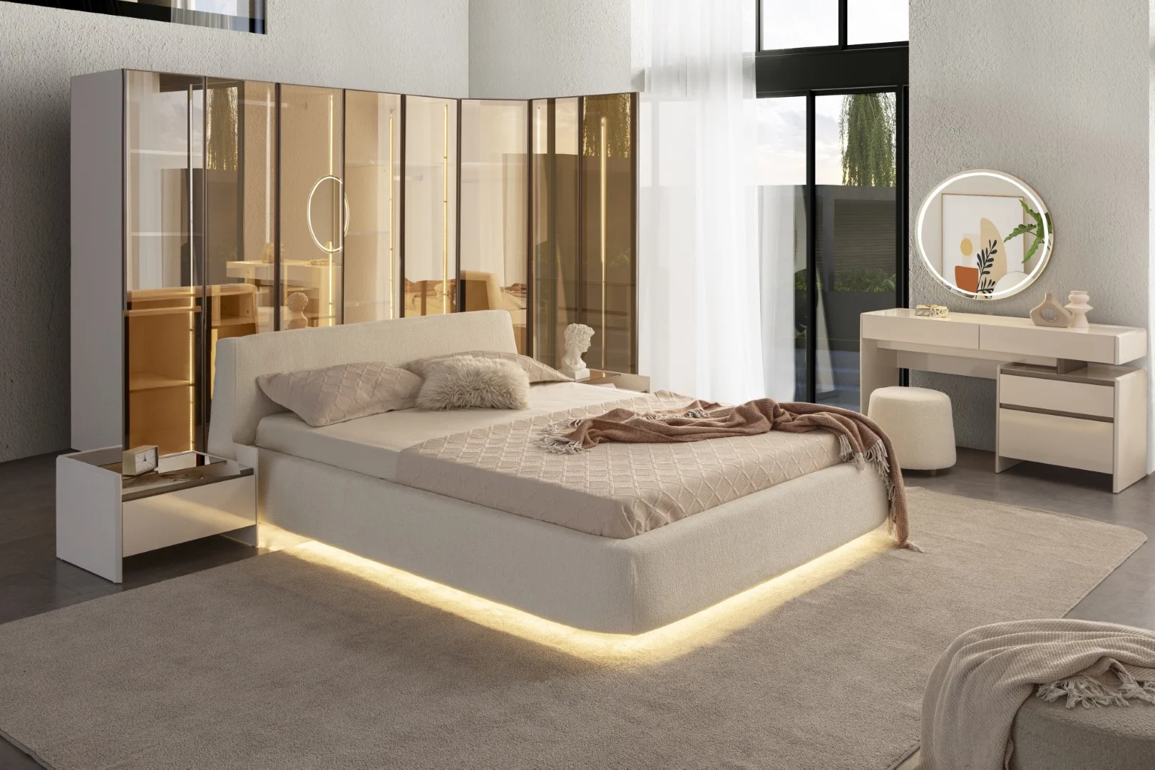 Monza Yatak Odası & Giyinme Dolabı 4