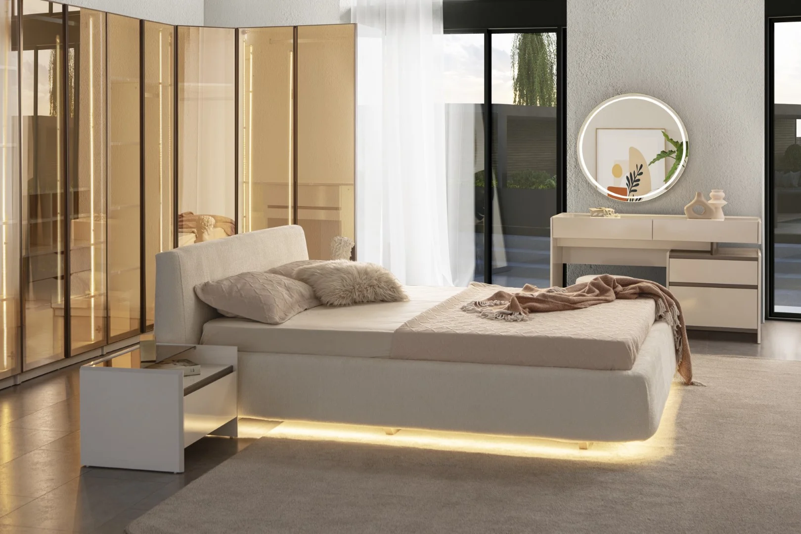 Monza Yatak Odası & Giyinme Dolabı 7