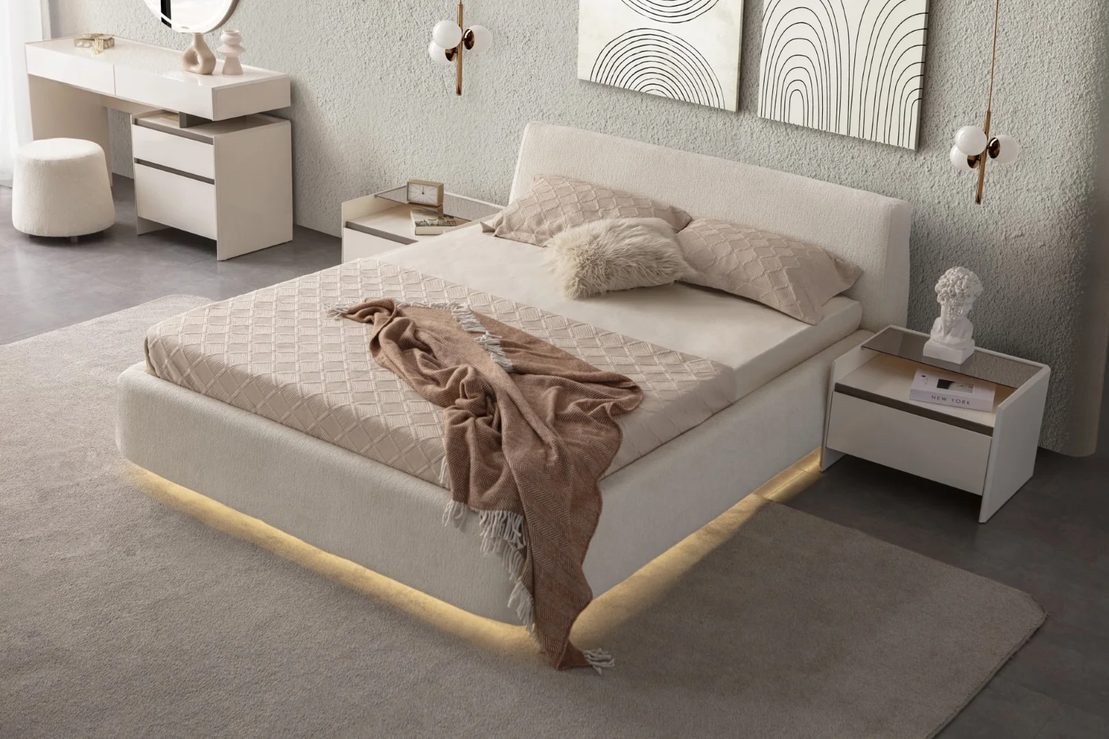 Monza Yatak Odası & Giyinme Dolabı 8