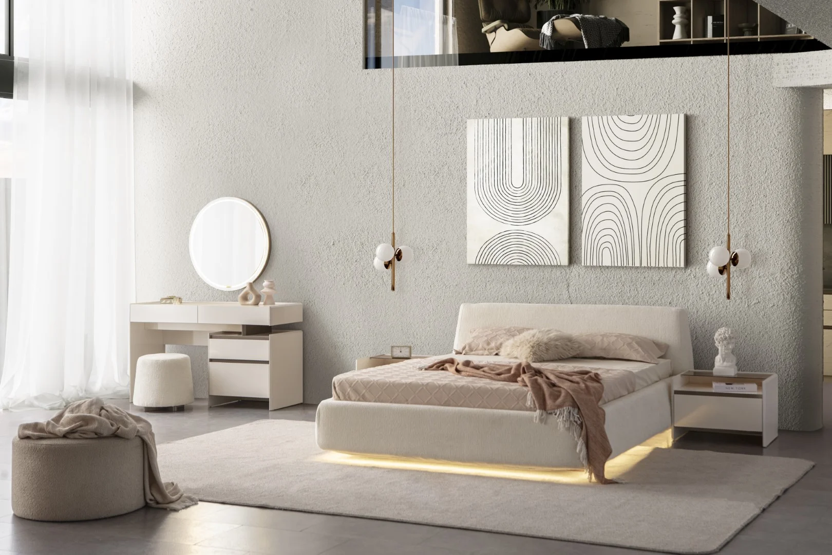 Monza Yatak Odası & Giyinme Dolabı 9