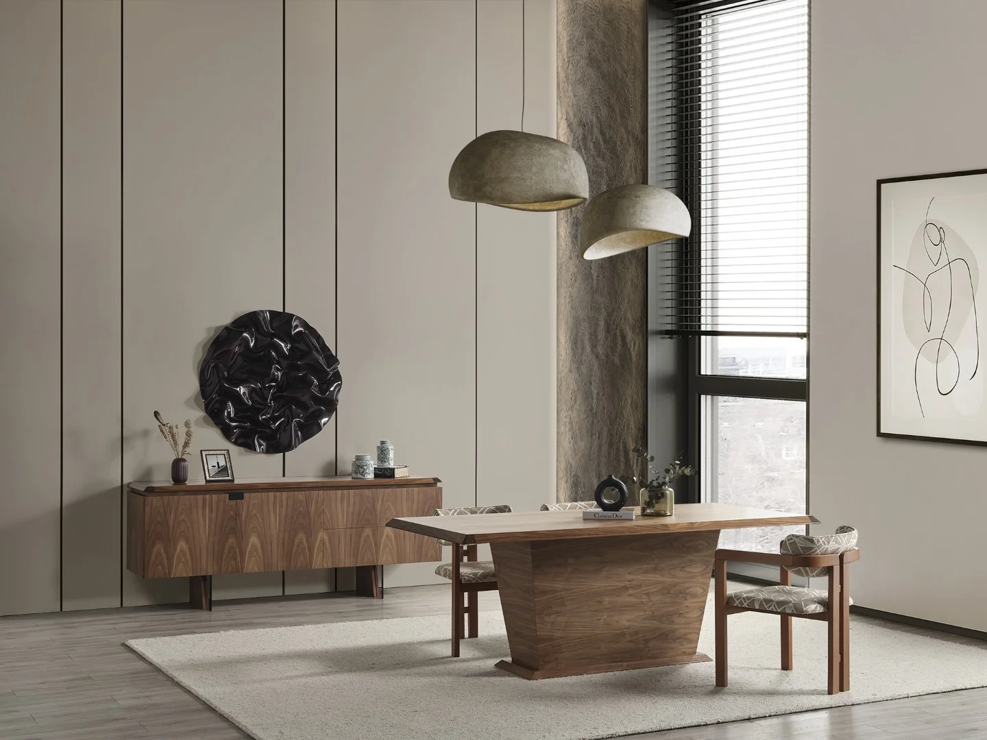 MTV 41 Ceviz Yemek Odası