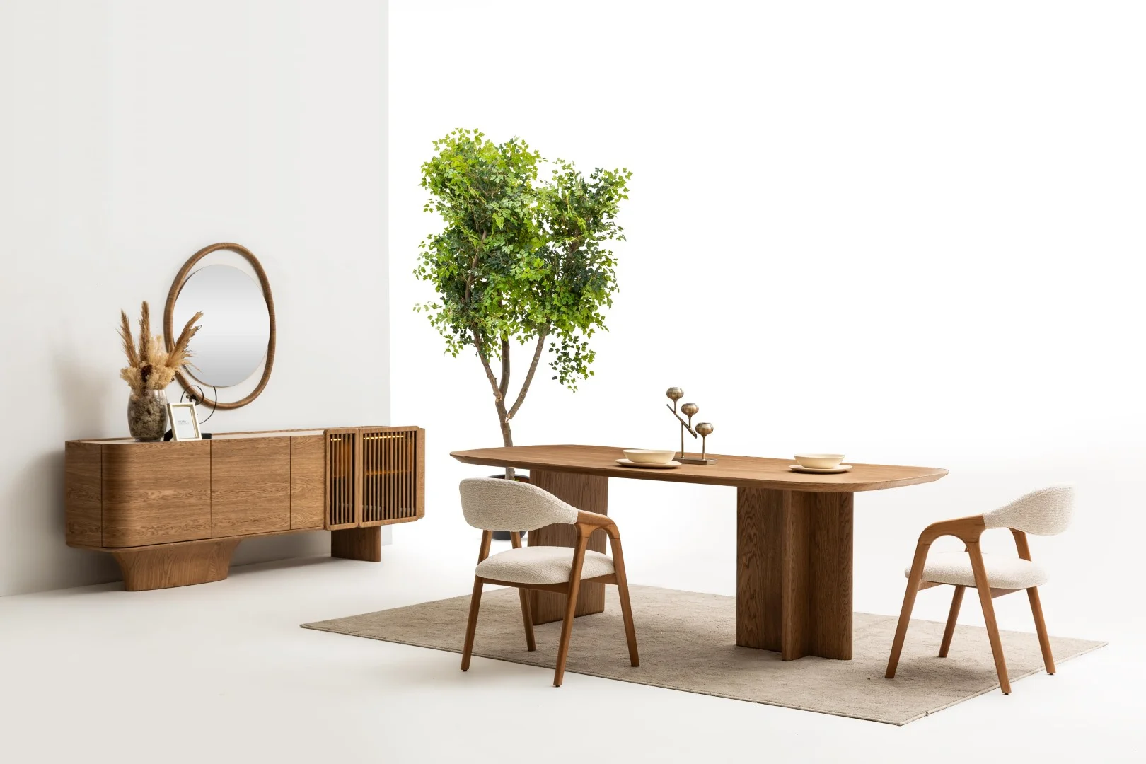 Natura Yemek Odası - Açık Meşe