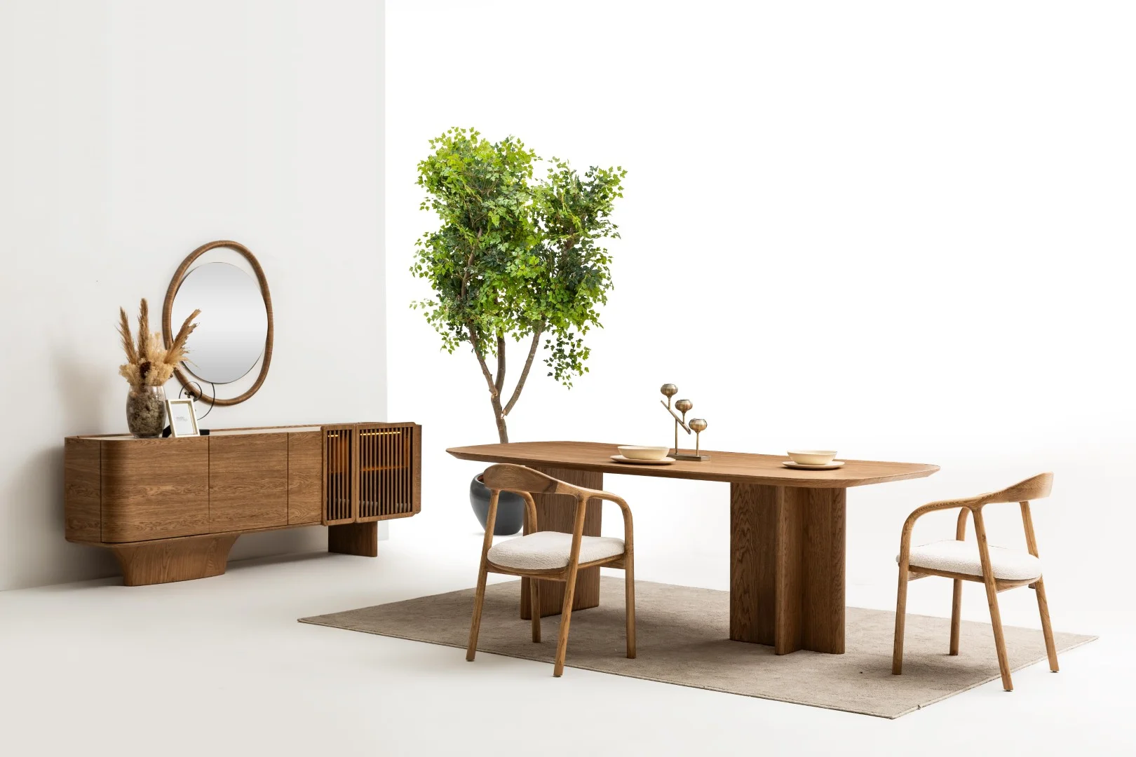 Natura Yemek Odası - Açık Meşe