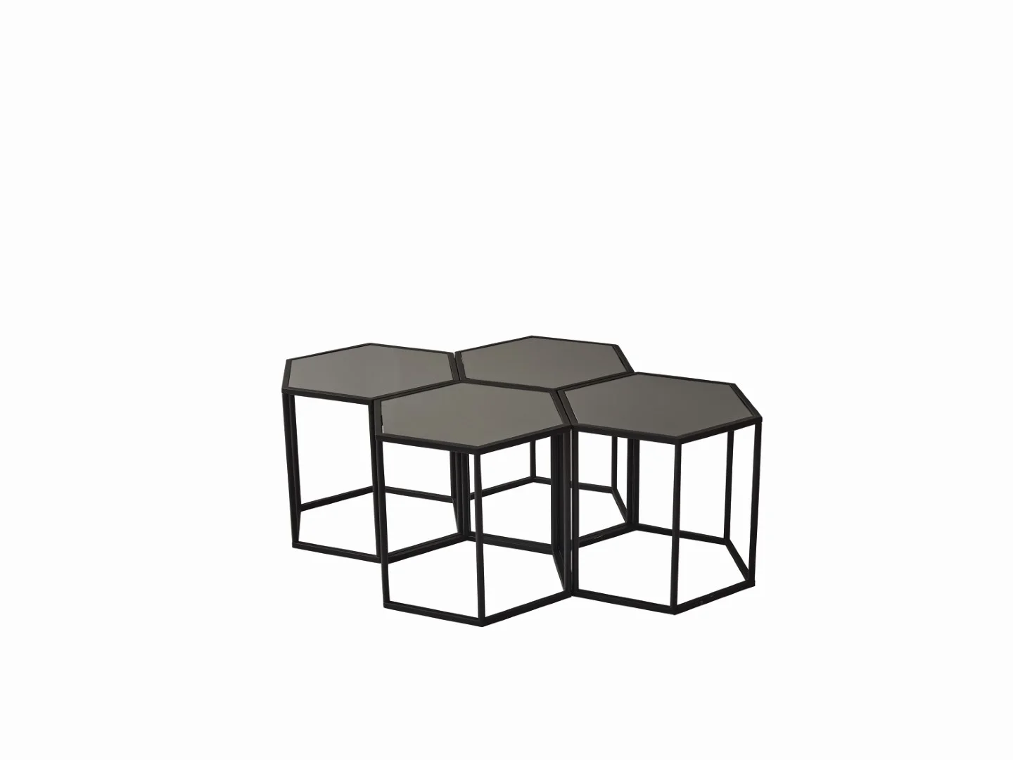 No 170 Orta Sehpa - Black