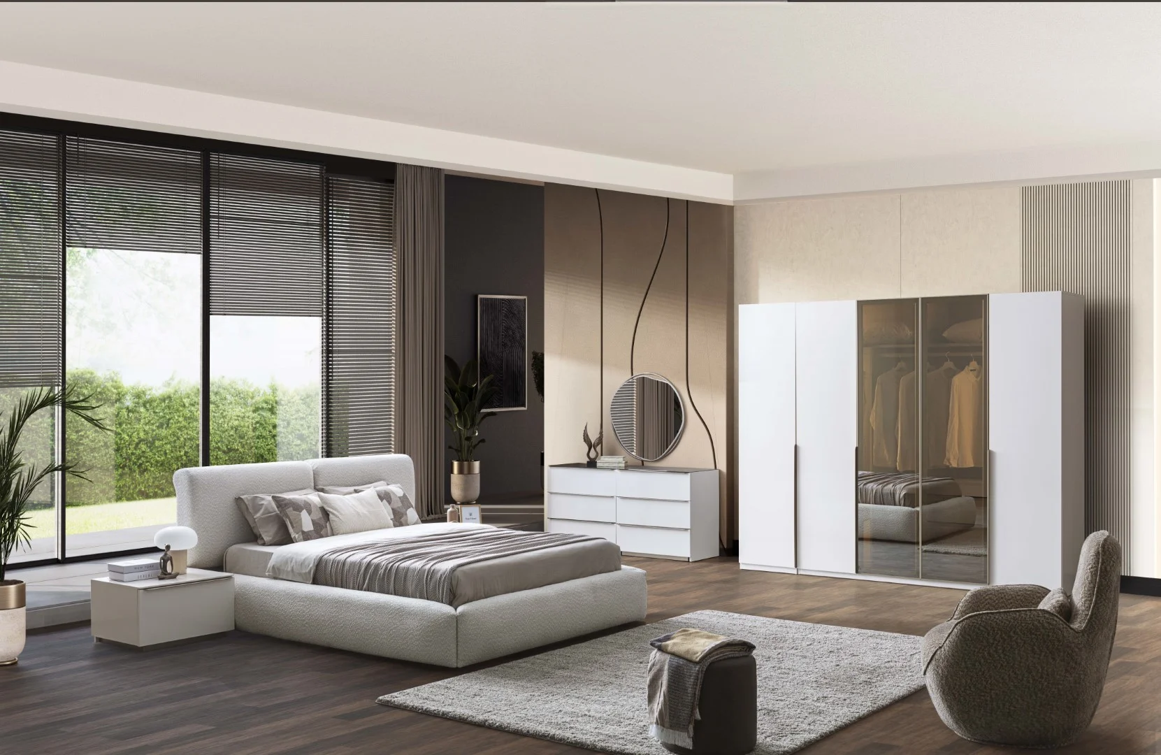 Noble Yatak Odası & Giyinme Dolabı 3