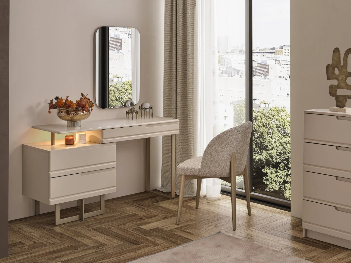 Oslo Luxury Yatak Odası & Giyinme Dolabı 10