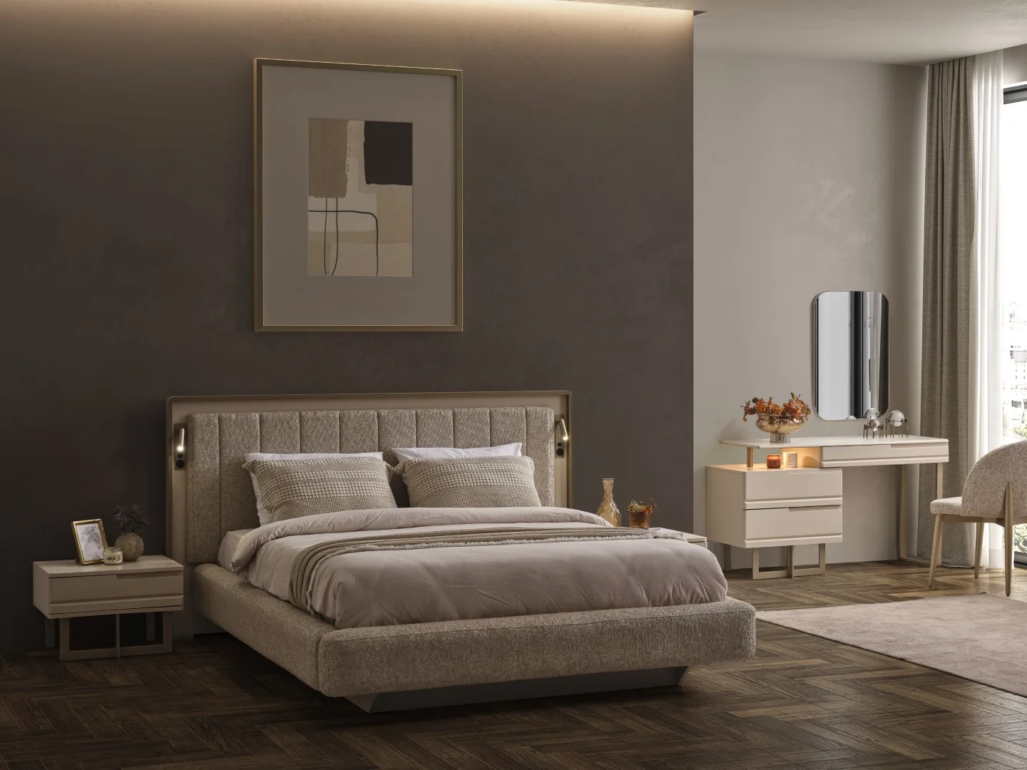 Oslo Luxury Yatak Odası & Giyinme Dolabı 3