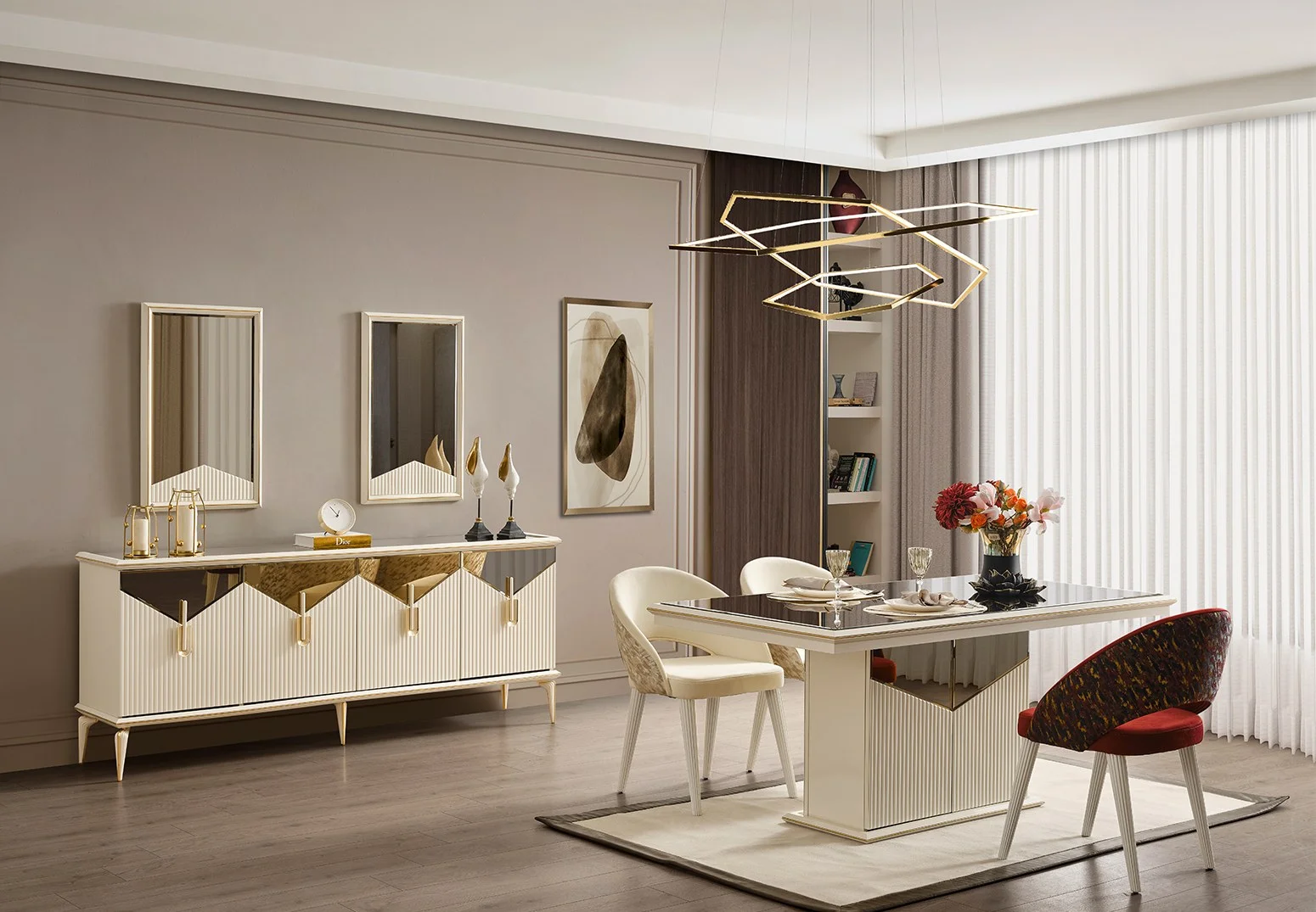 Side Gold Yemek Odası