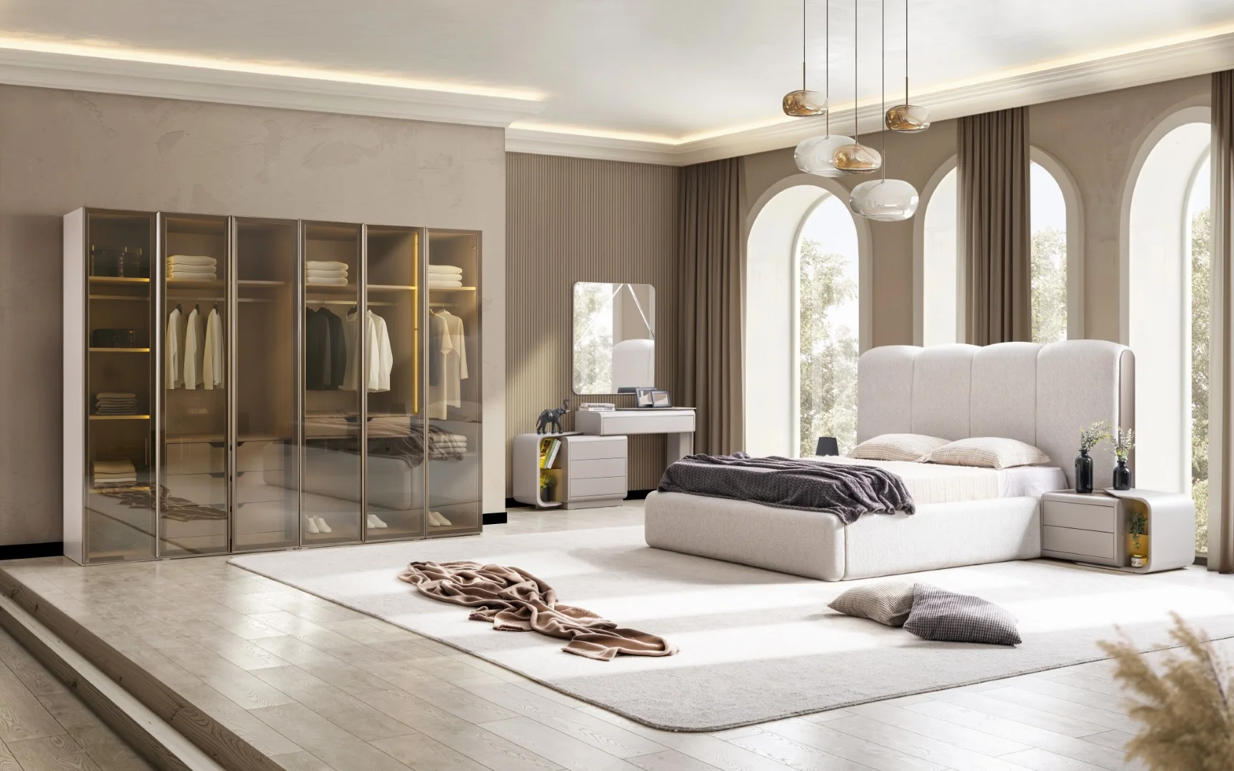 Zen Yatak Odası & Giyinme Dolabı