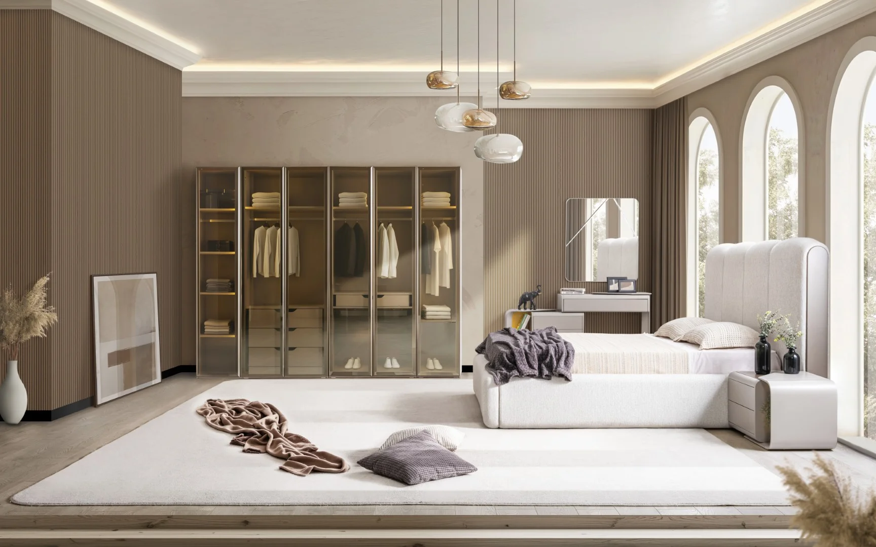 Zen Yatak Odası & Giyinme Dolabı