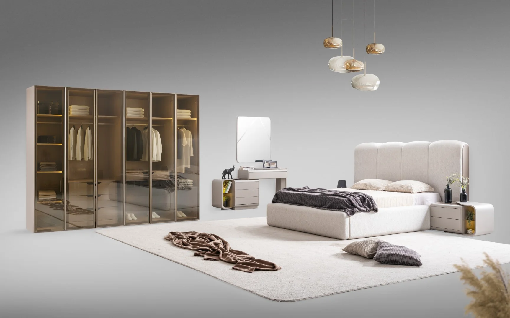 Zen Yatak Odası & Giyinme Dolabı 9